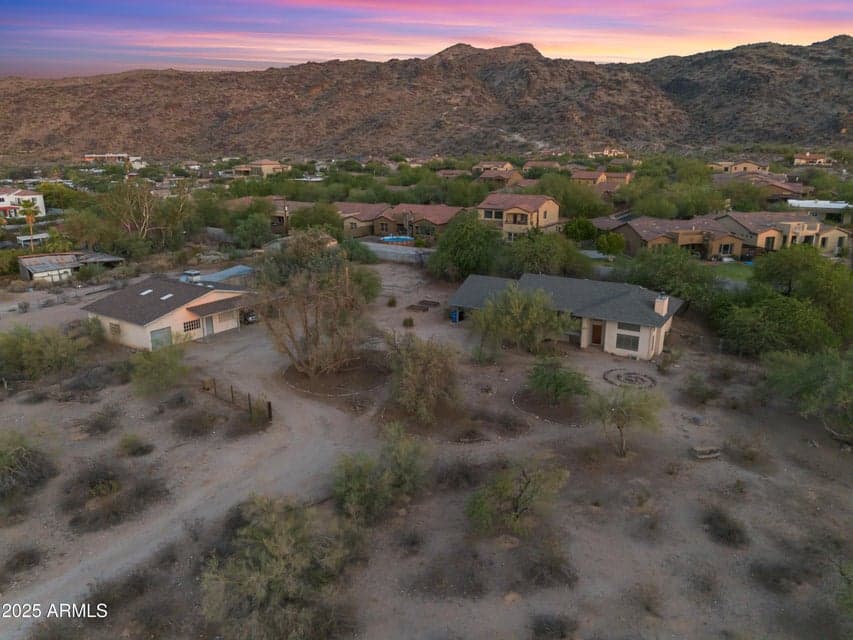 2.25 Acre Custom Mod Home at the base of South Mountain at the Mormon Trail!