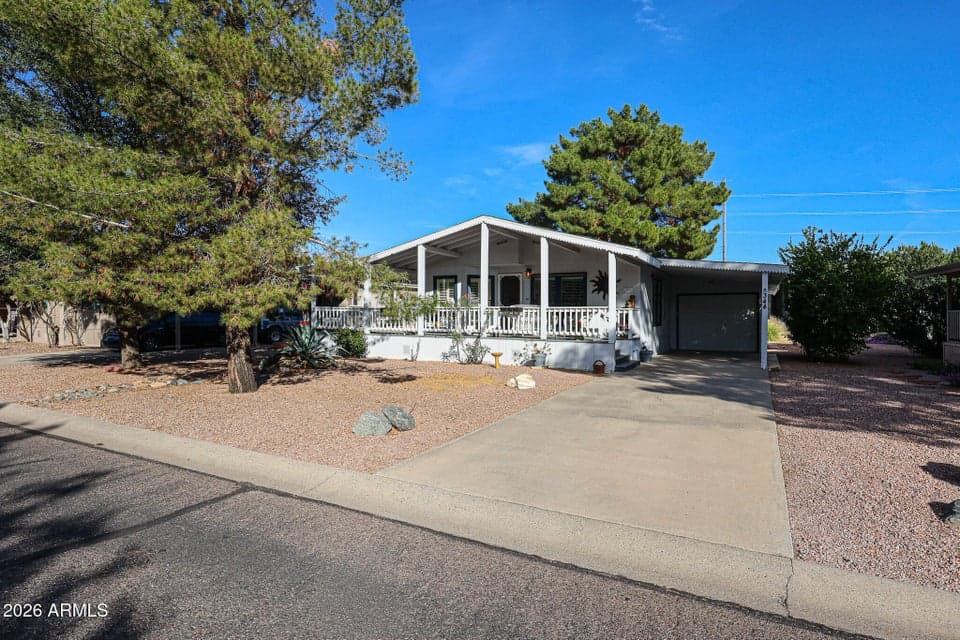 Large Front Deck on this cute home