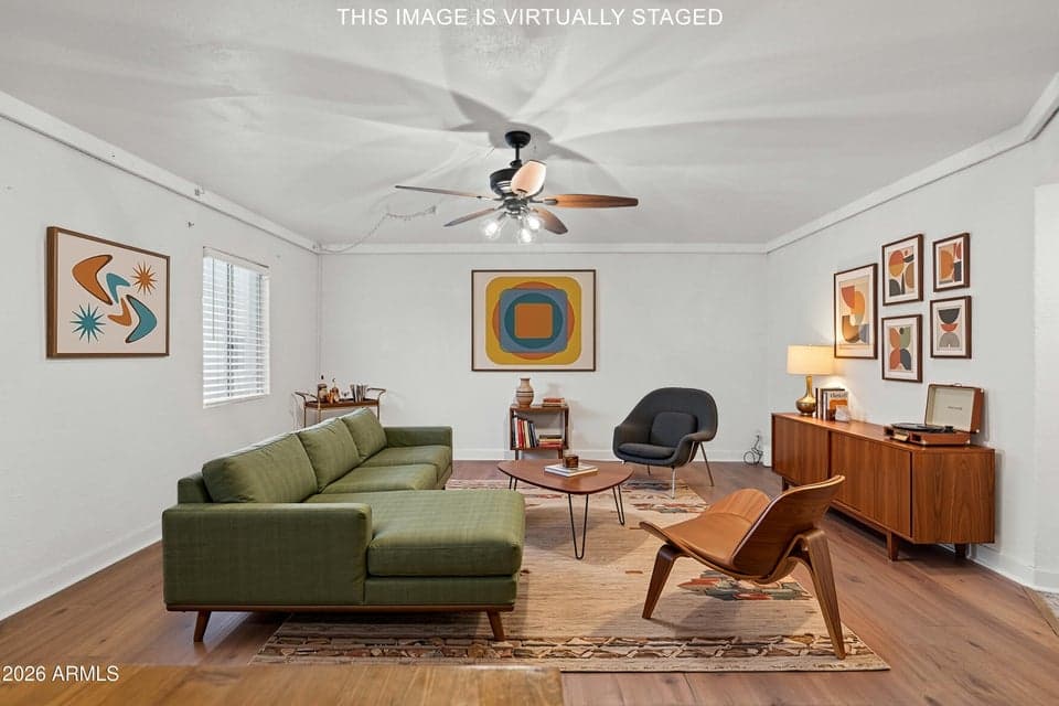 Living Room- virtual Staging