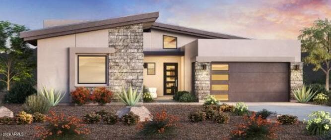 Exterior Elevation Rendering - Color Scheme varies