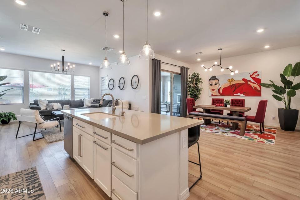 Open Kitchen Overlooking Great Room