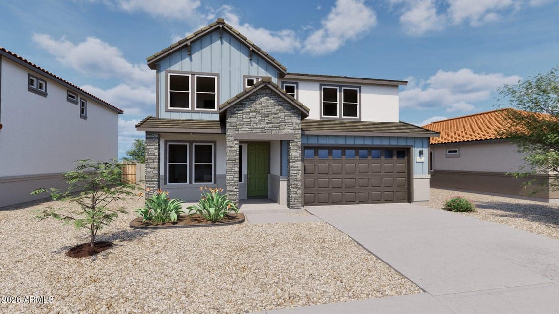 This is a rendering of our Stellar Home. Options and colors may vary.