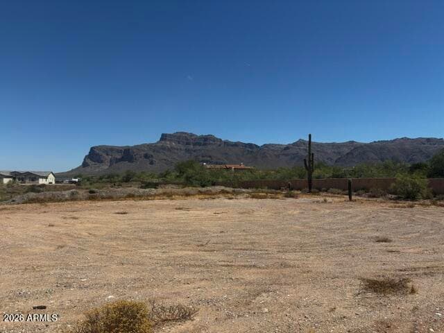 view to the Superstition Mountain