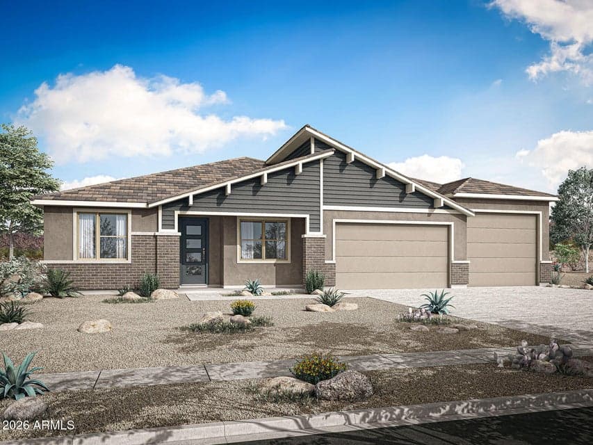 Rendering. Actual home color may vary.