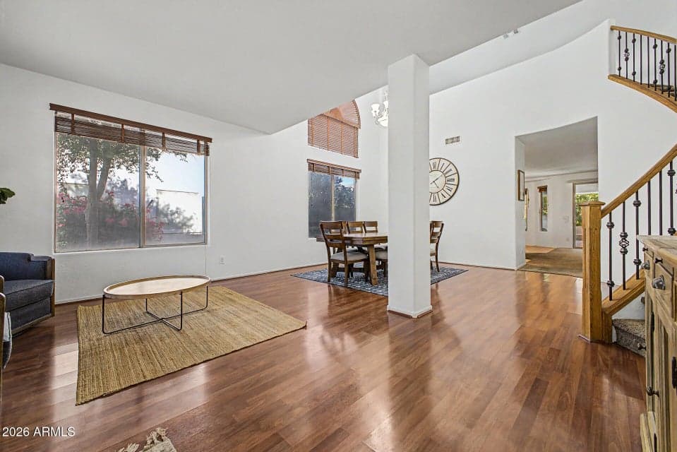 Gorgeous Entry to Large Laveen area home with 2 master suites. Great In-law suite.