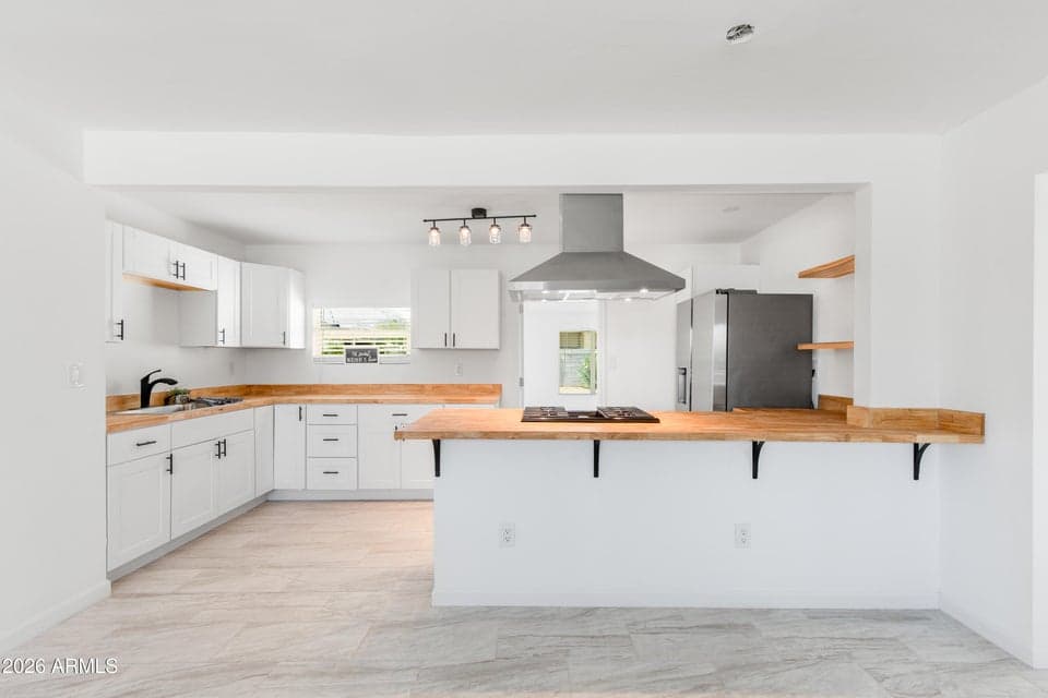 remodeled kitchen