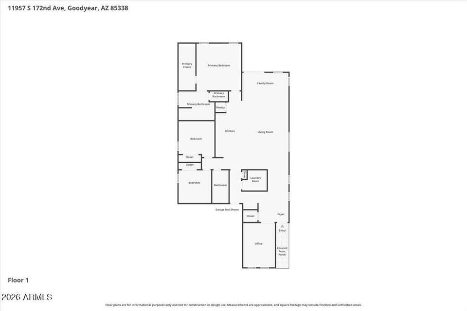 11957 S 172ND Avenue, Goodyear, AZ 85338 — photo 1 of 46