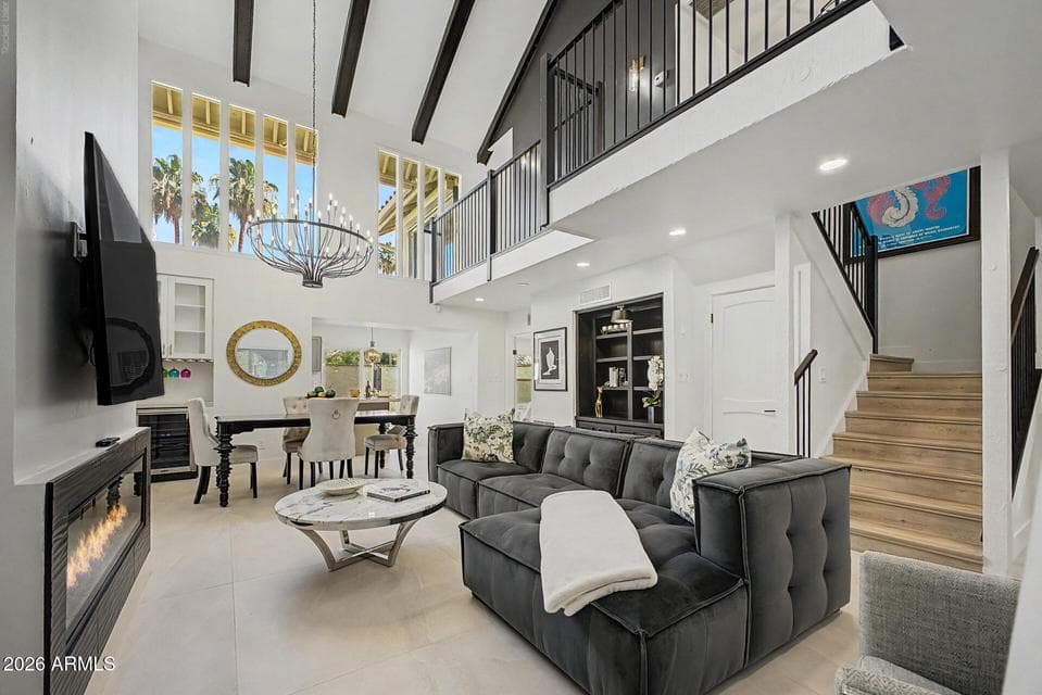 Elegant Vaulted Ceilings & Beams