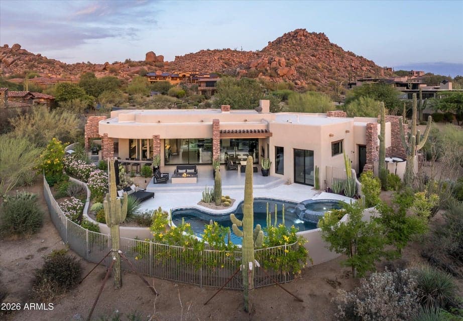 10302 E RUNNING DEER Trail, Scottsdale, AZ 85262 — photo 1 of 77