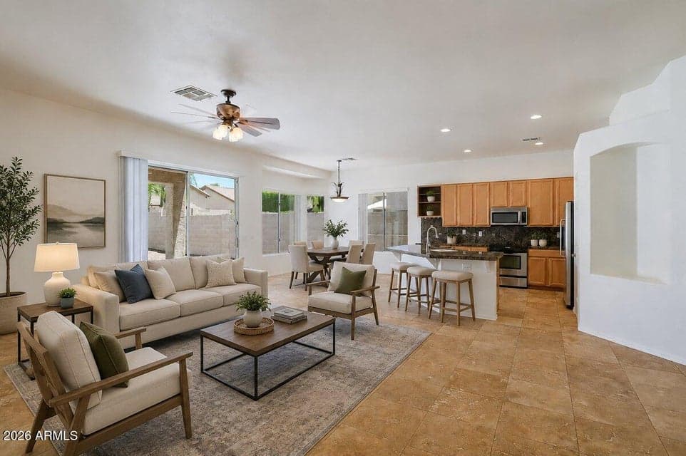 Spacious, open floor plan.