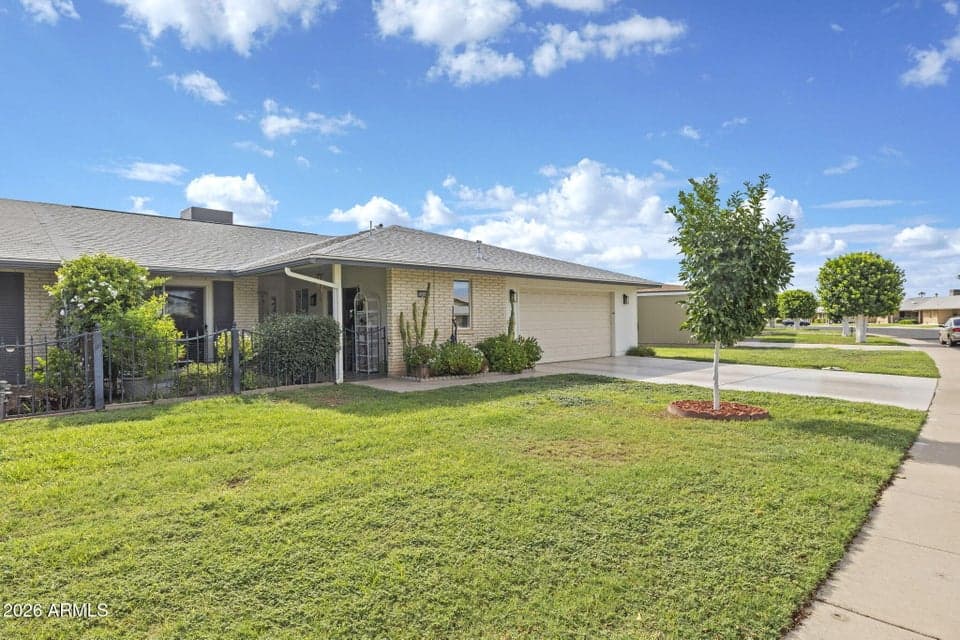 Charming & Inviting! This beautifully updated home in an active adult community offers fantastic curb appeal!