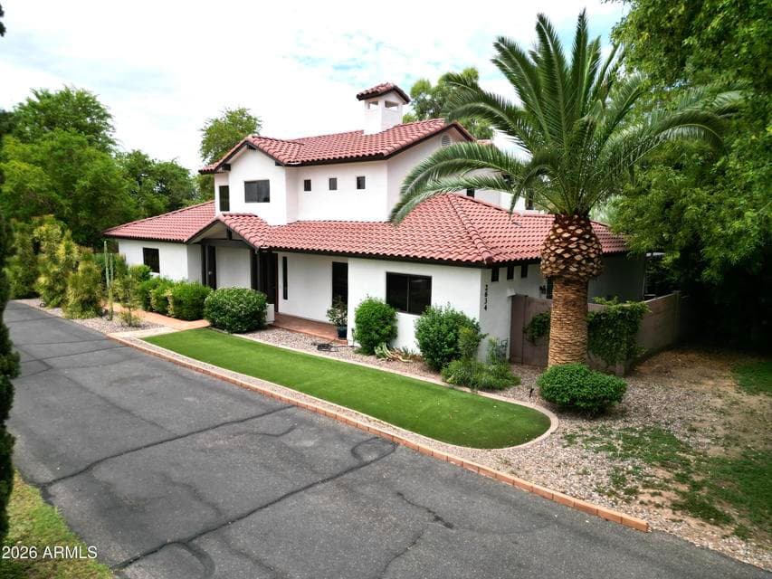 Front of home...down a long private gated driveway!
