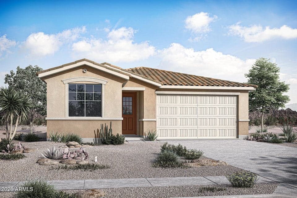 Rendering. Actual home color may vary.