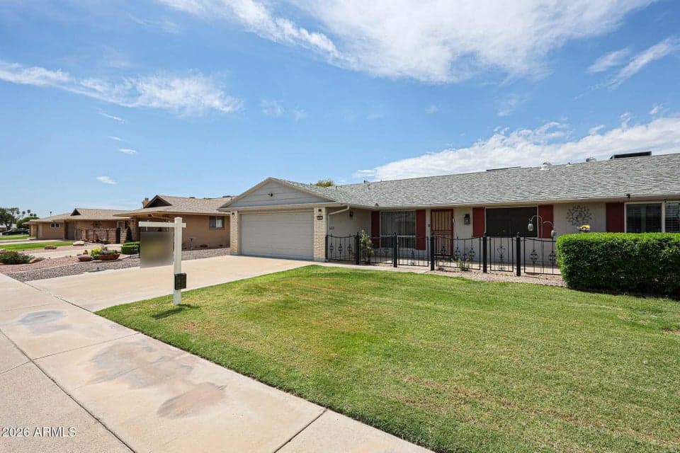 well maintained grass front