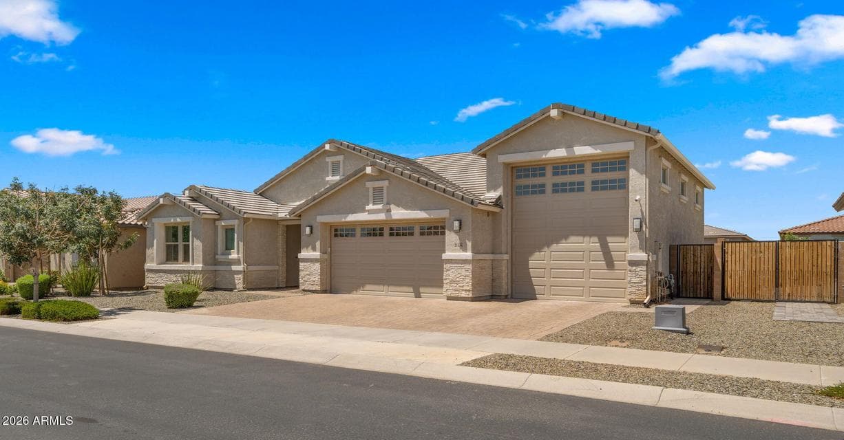 Front of home.