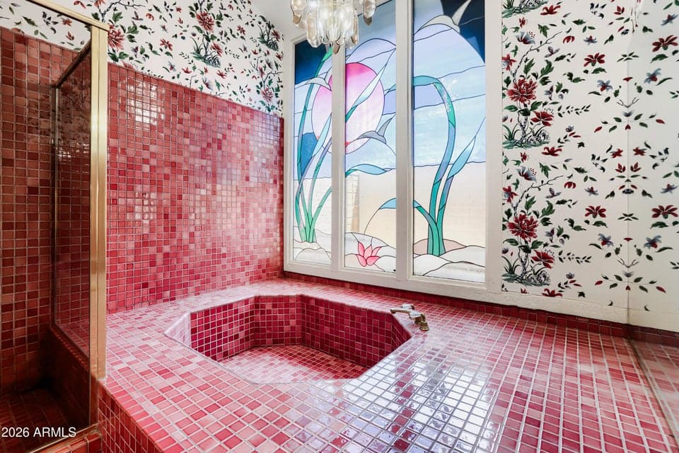 COLORFUL, VINTAGE TILE, WALLPAPER, & STAINED GLASS