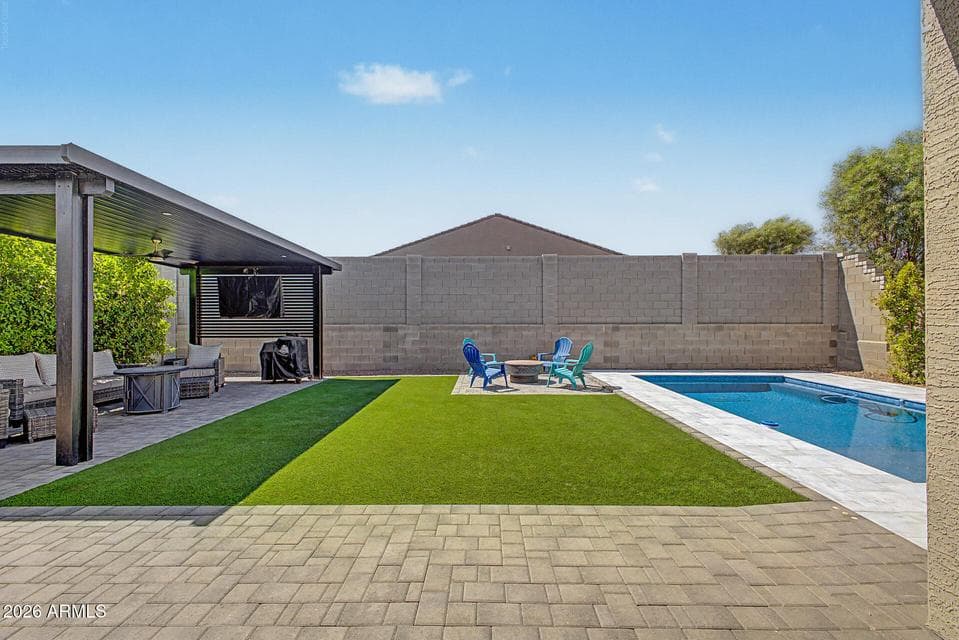 Backyard view