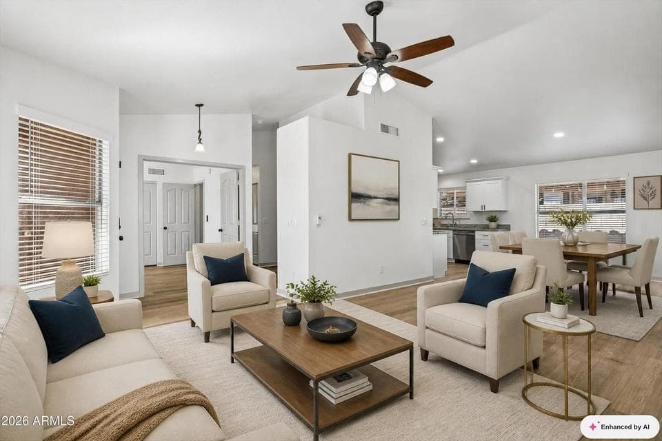 Main Living Area Staged