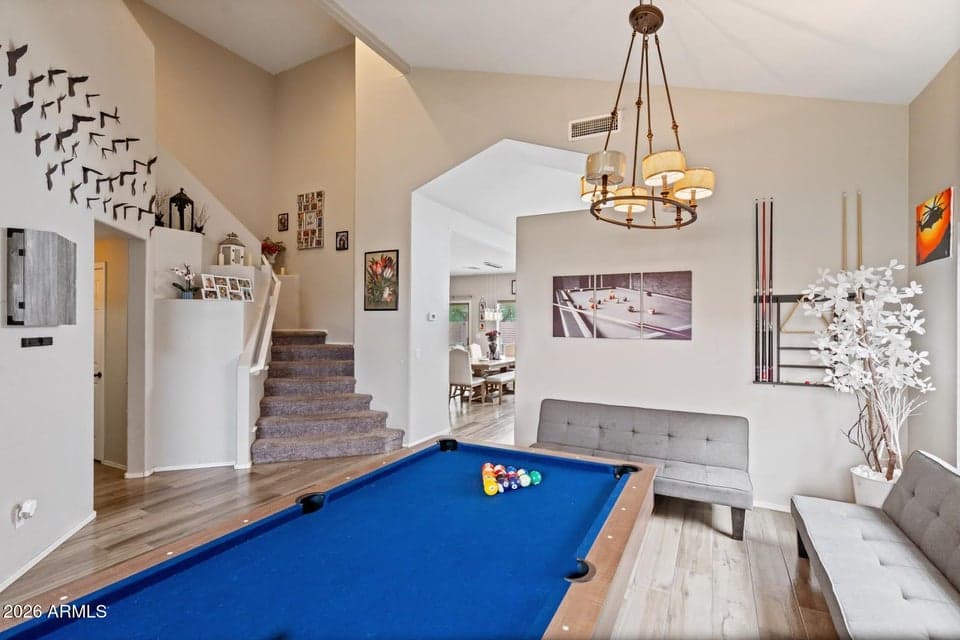Living space in front of home