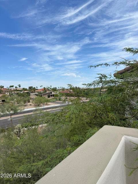 Front patio view