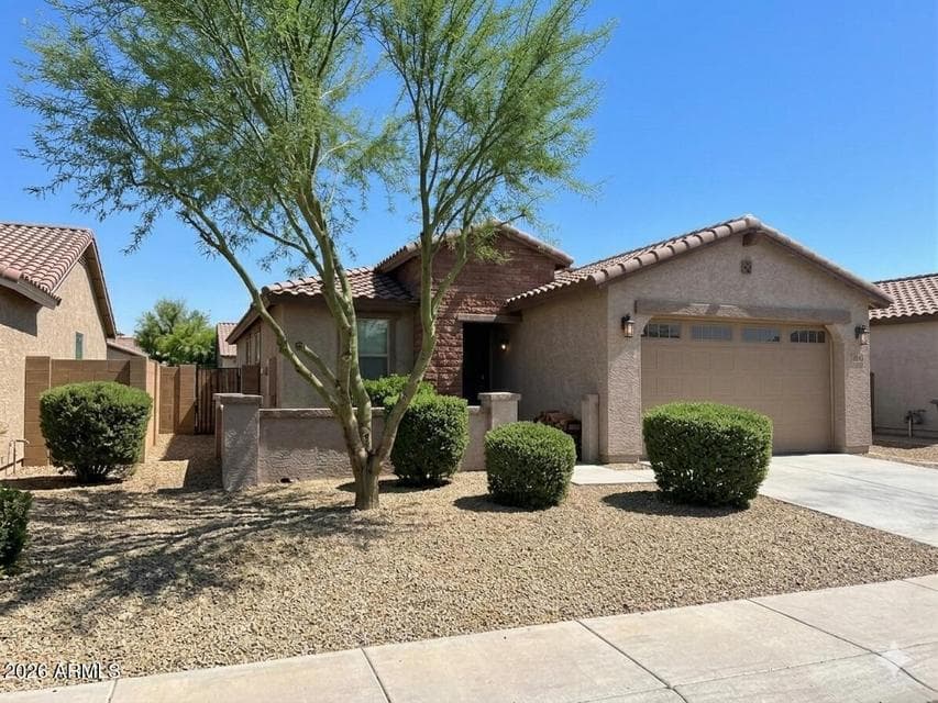 Front of home.