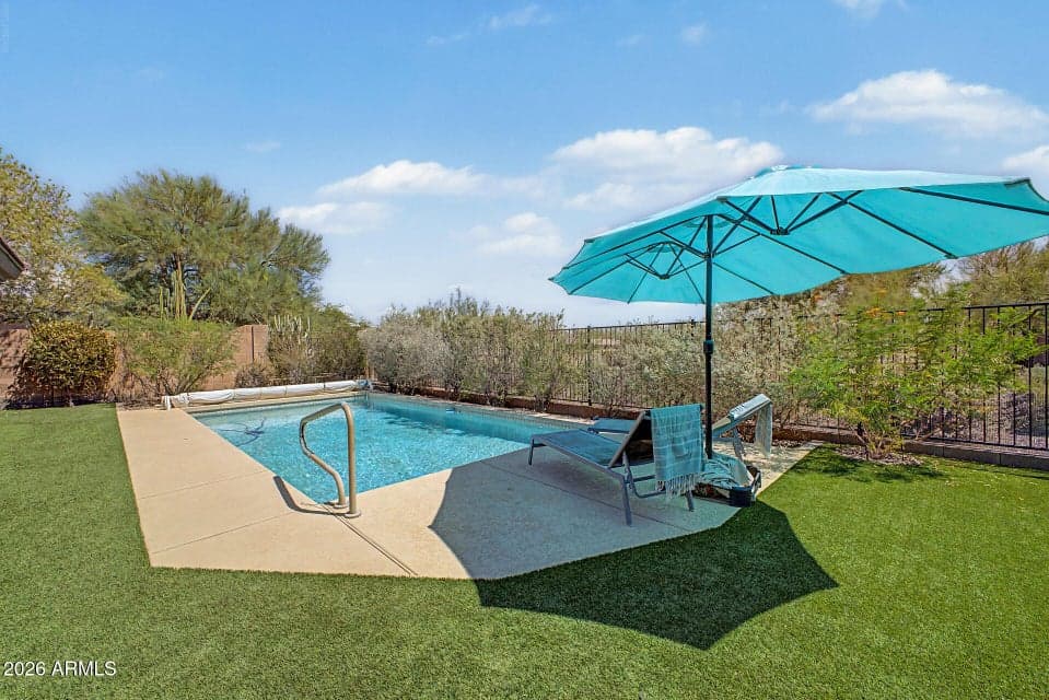 Heated Pool & Resort Outdoor Living that Borders Open Space!