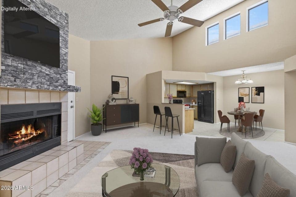 Virtual - Welcoming open concept living with functional flow.
