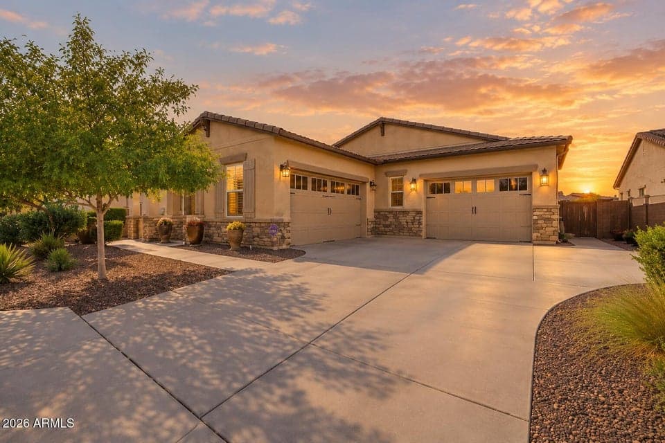 with room to park at least 3 more cars in the driveway