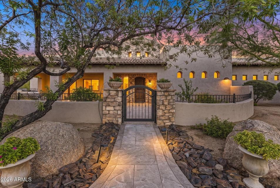 Elegant Walkway to Front Door