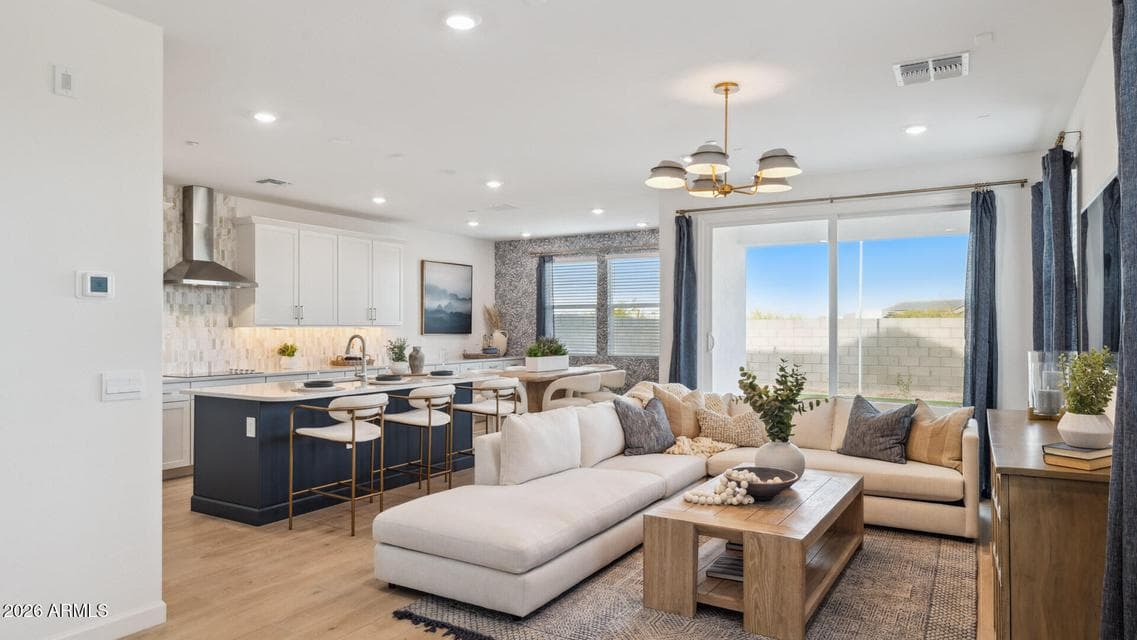 Great Room, Kitchen