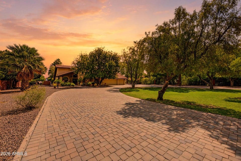 Horse property -block home on 2 flood irrigated acres, detached garage, 1,200 sqft casita, owned solar + recently remodeled!