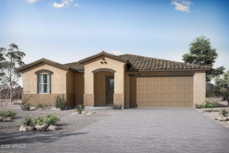 Rendering. Actual home color may vary.