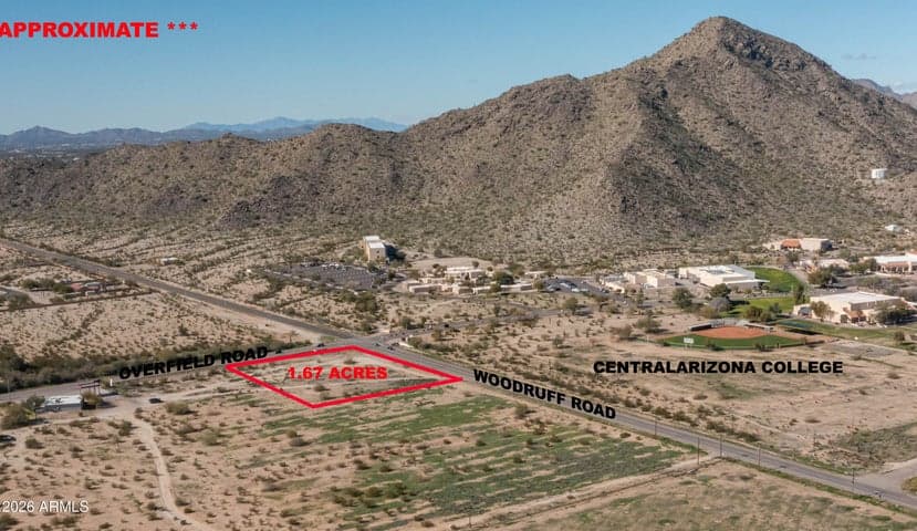 1.67 ACRES N OVERFIELD Road #-, Casa Grande, AZ