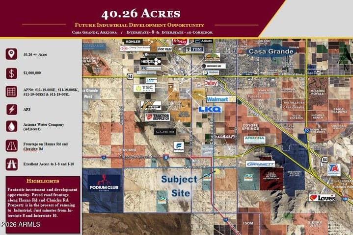 001 SE Hanna Road #-, Casa Grande, AZ