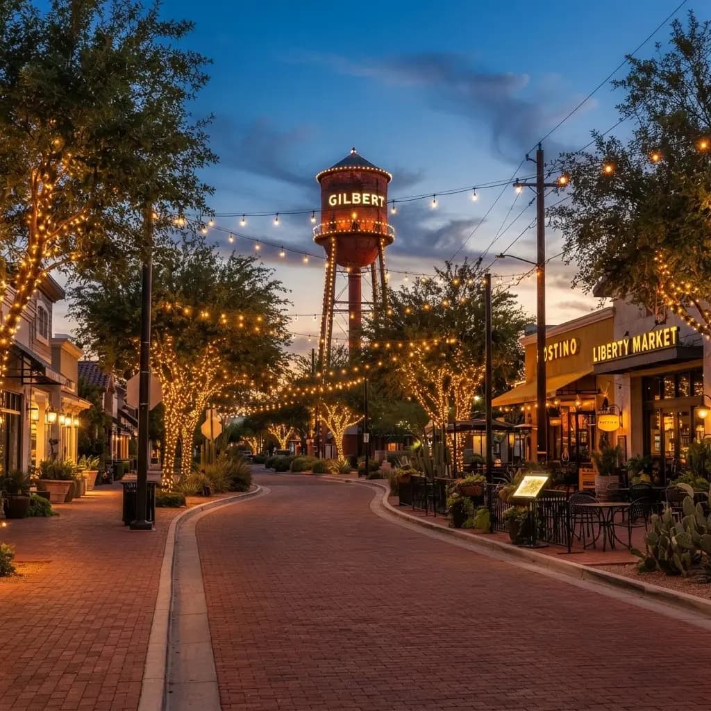 A view of Gilbert, Arizona