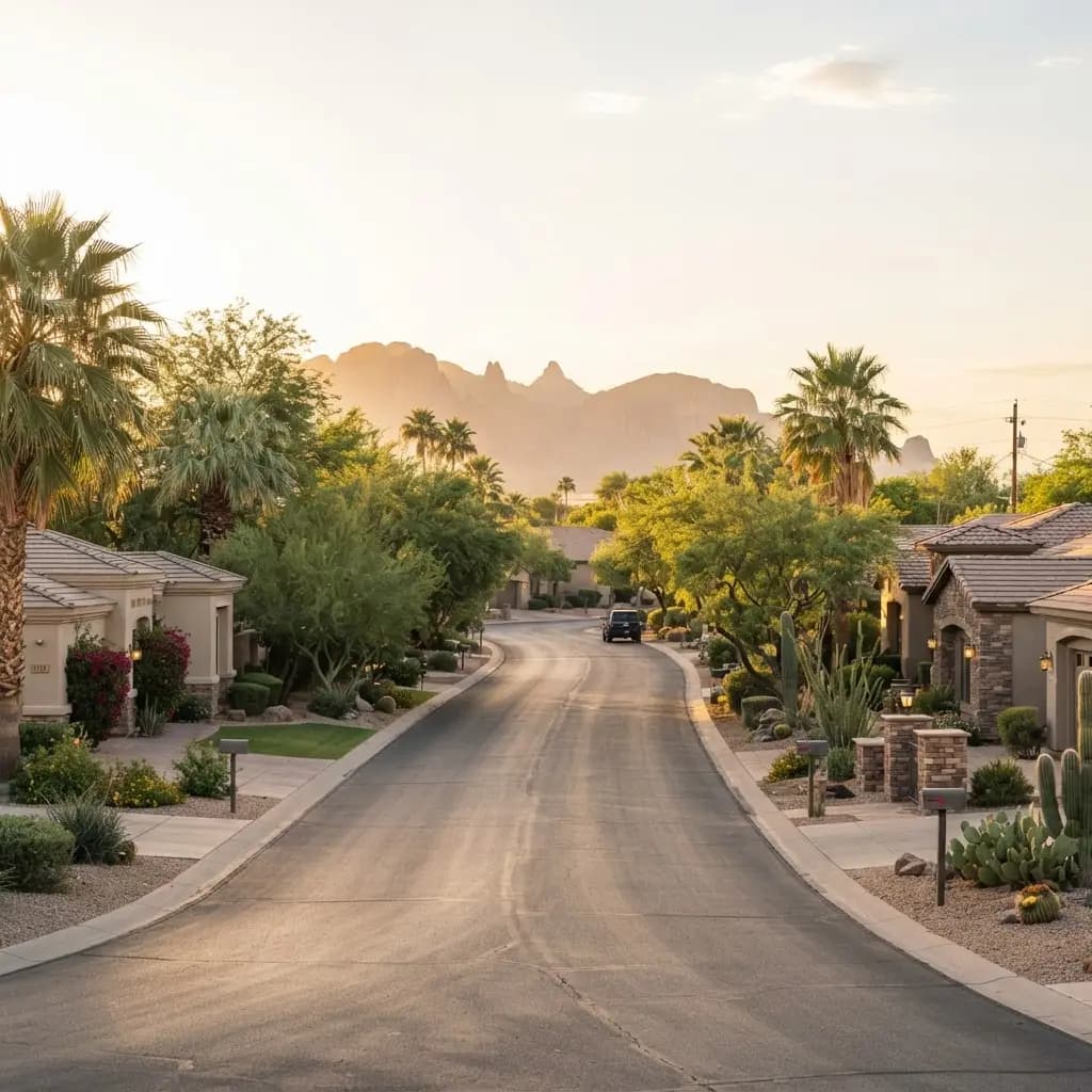 A view of Mesa, Arizona