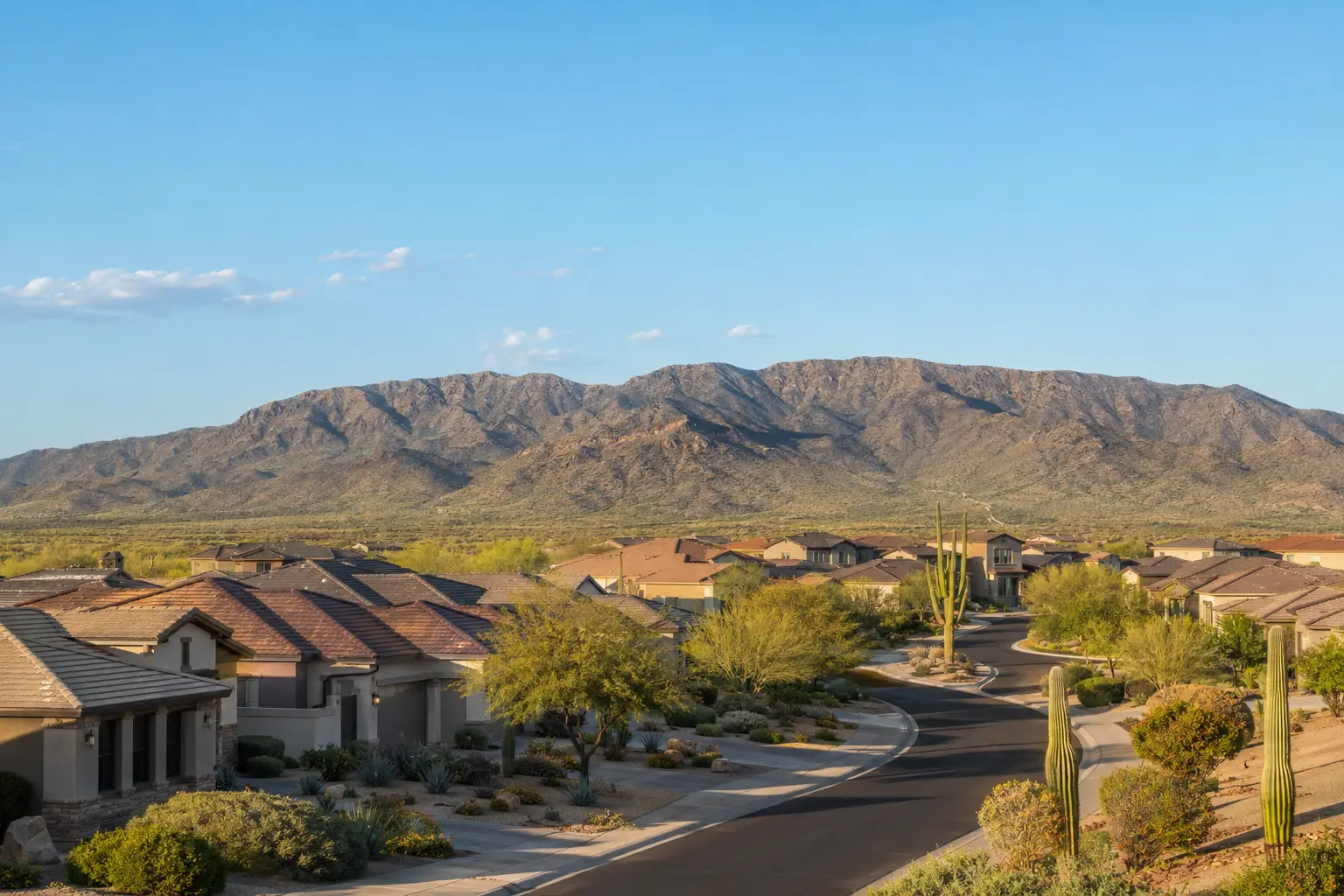 A view of San Tan Valley, Arizona