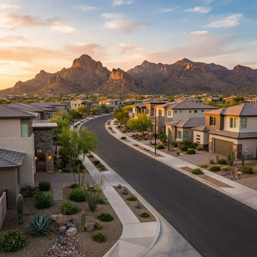 A view of San Tan Valley, Arizona