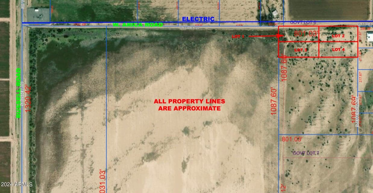 LOT 4 W ARICA (NO ADDRESS) Road 4, Casa Grande, AZ 85193 — photo 1 of 2
