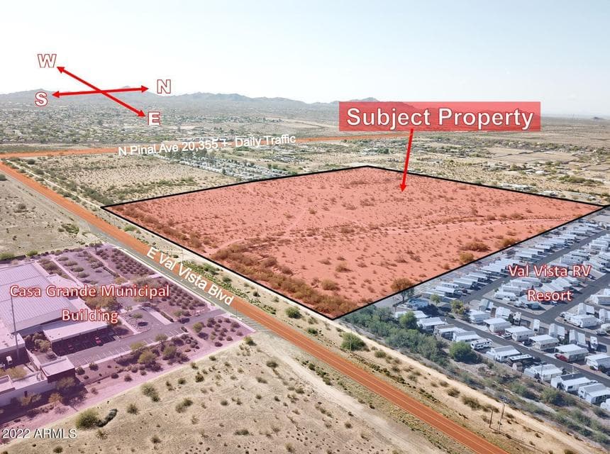 East of Val Vista Blvd & N Pinal Ave -, Casa Grande, AZ 85122 — photo 1 of 5