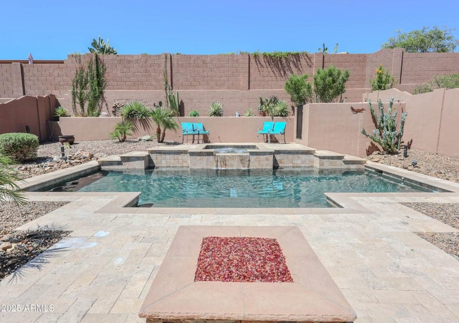 Private Backyard with Heated Pool and Spa + Gas Firepit!