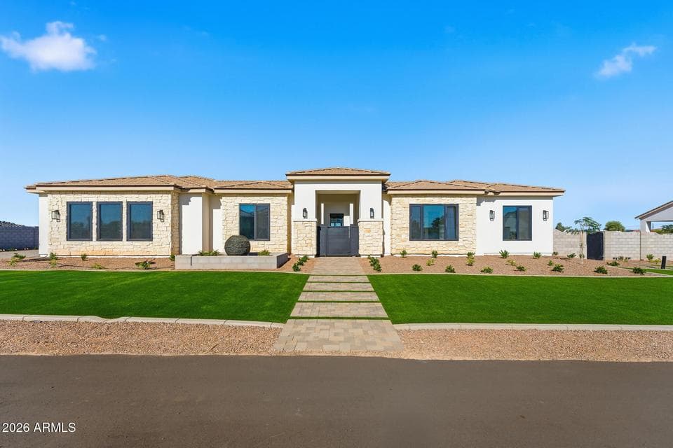 Landscaping is included, but landscaping will change. Contact the listing agent for more information