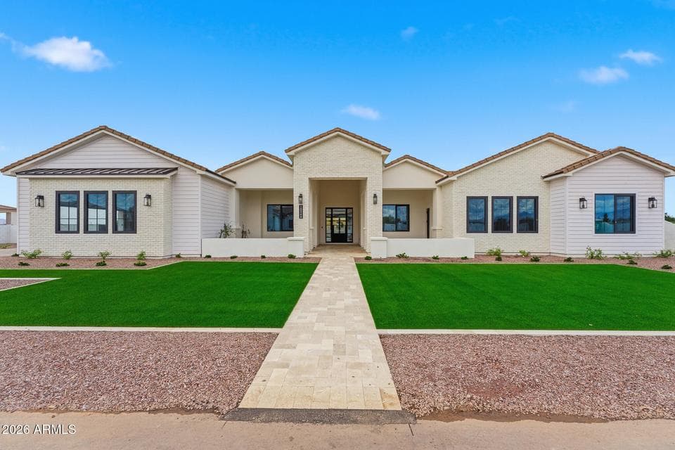 Landscaping is included, but landscaping will change. Contact the listing agent for more information