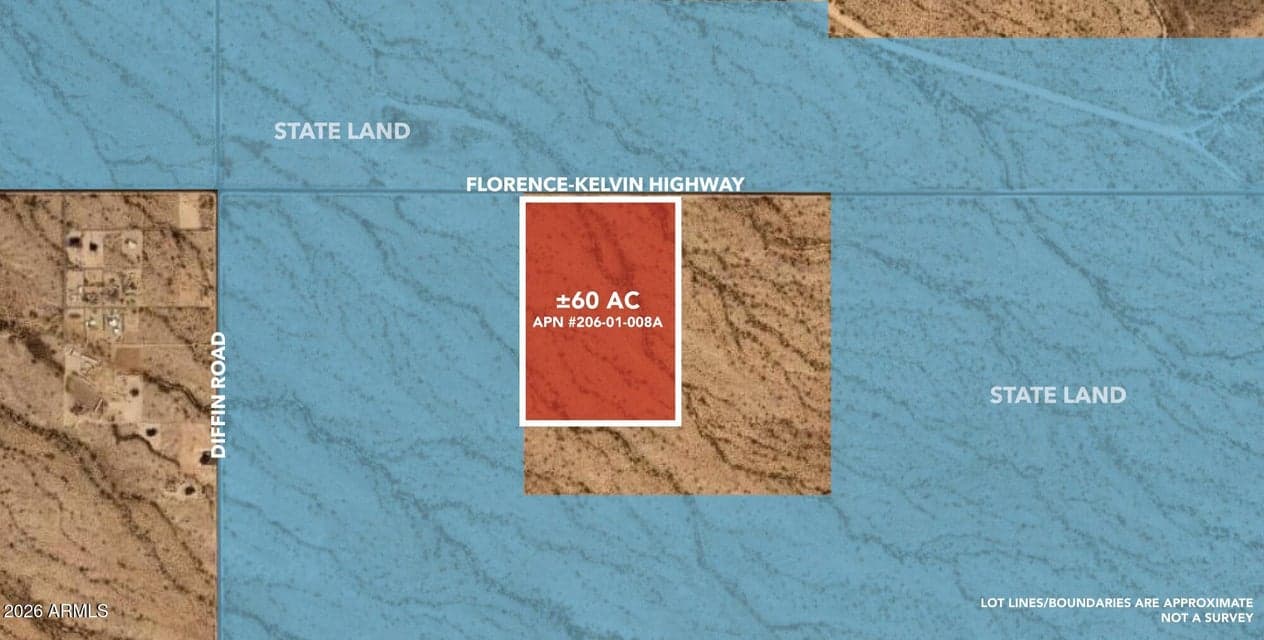 +/-60acres E Florence-Kelvin Highway -, Florence, AZ 85132 — photo 1 of 19
