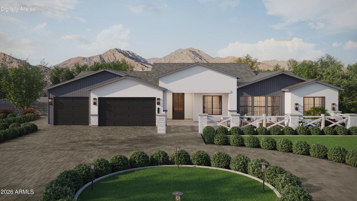 Landscaping is rendered and NOT included on this home - Preliminary Rendering - Subject to Change