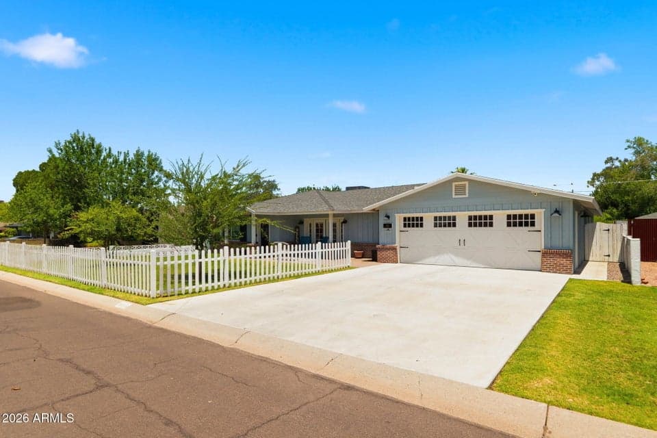 Front of home- flood irrigation