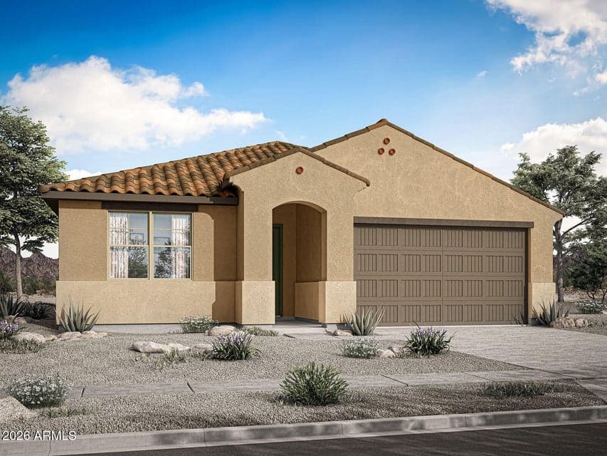 Rendering. Actual home color may vary.