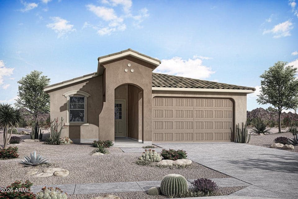 Rendering. Actual home color may vary.