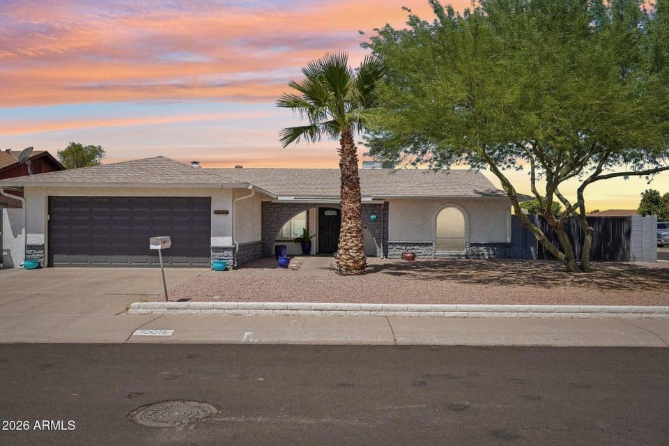 front of home on corner lot