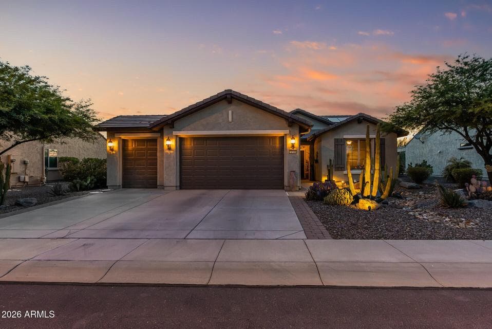 Enjoy golf course, sunset & mountain views from your new AZ home!